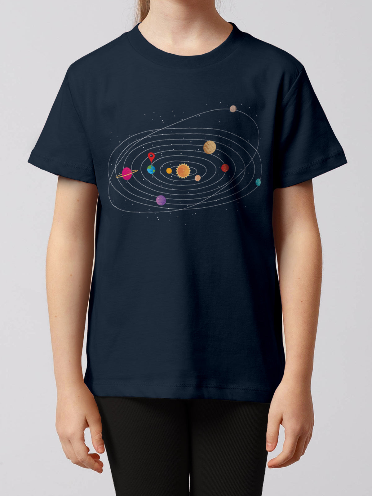 Sonnensystem | T-Shirt Kinder-model_01;C727