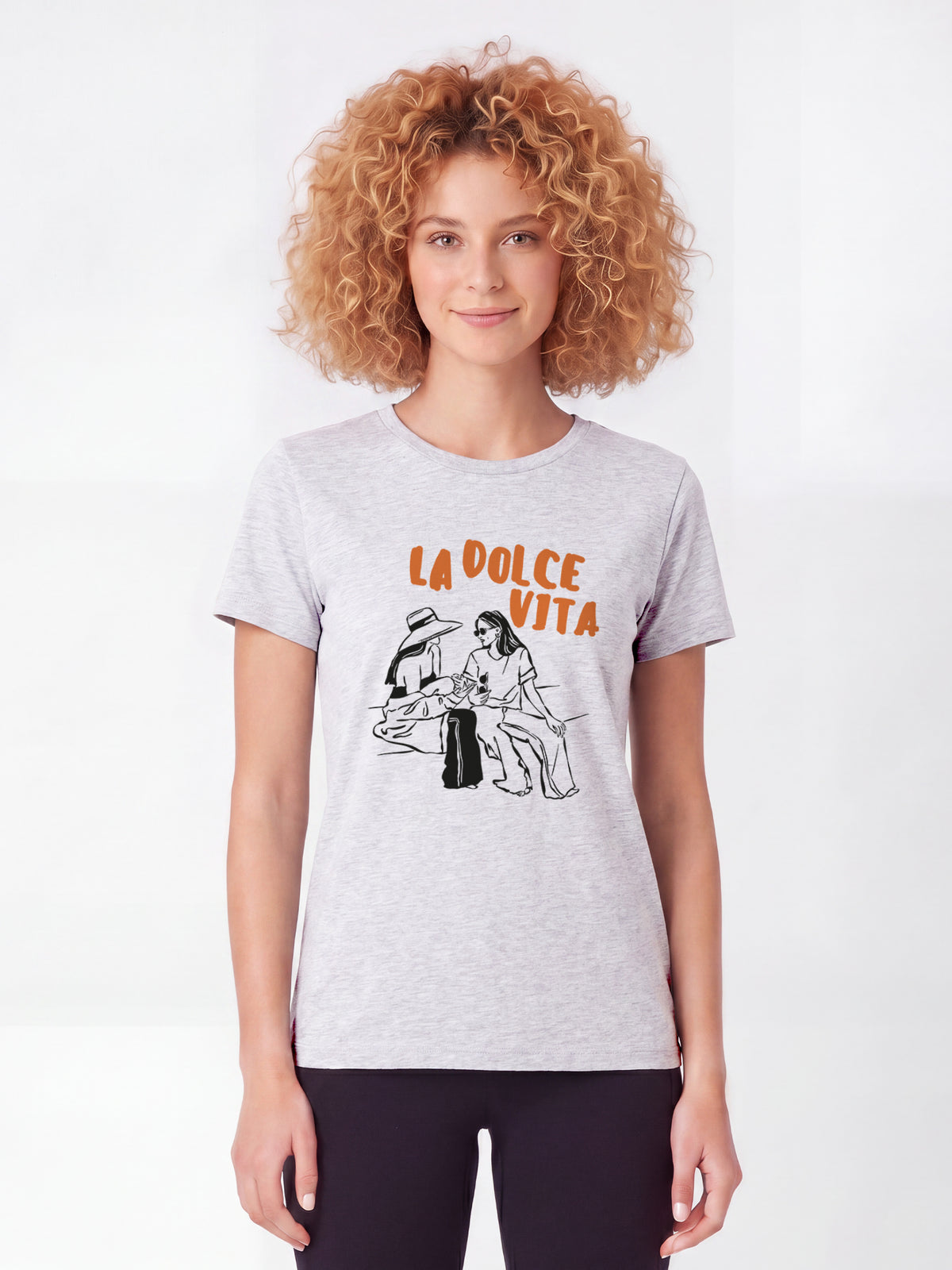 La dolce vita | T-Shirt Frauen-model_01;C146