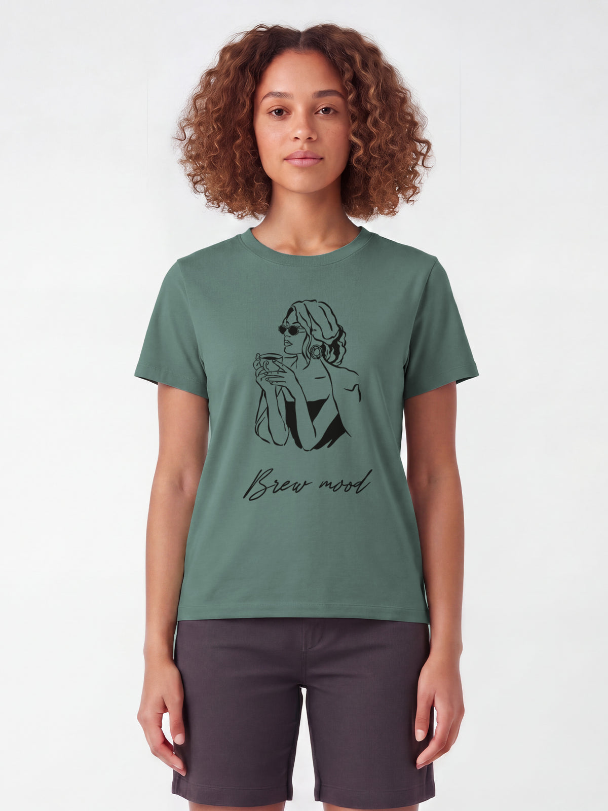Brew mood | T-Shirt Frauen-model_01;C144