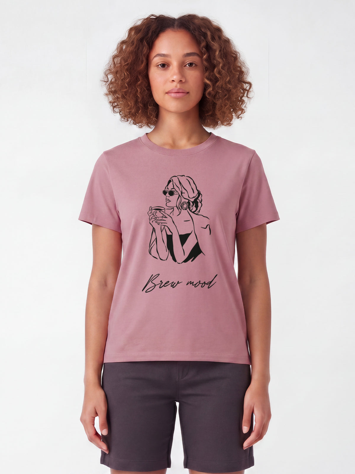 Brew mood | T-Shirt Frauen-model_01;C355