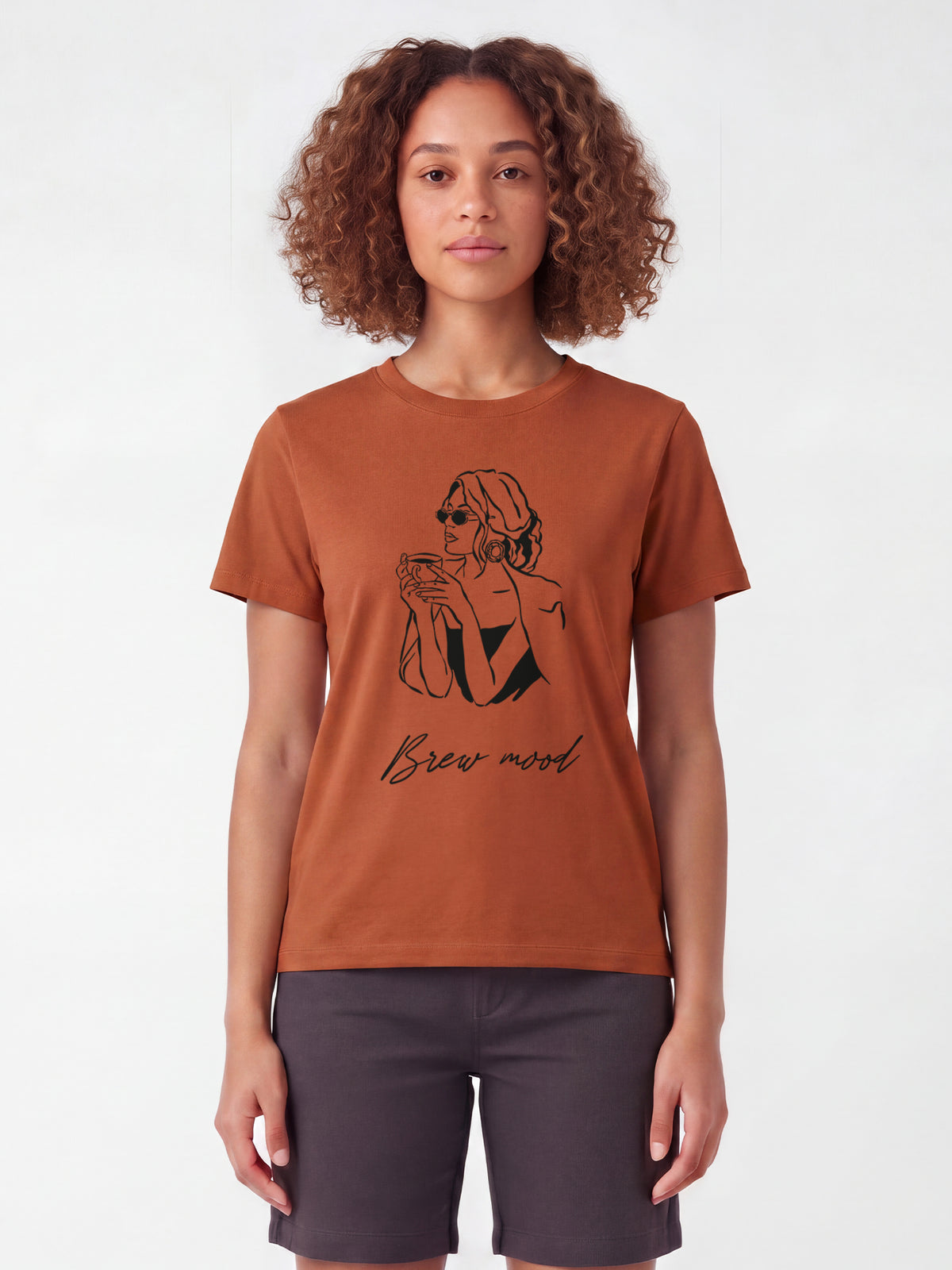 Brew mood | T-Shirt Frauen-model_01;C730