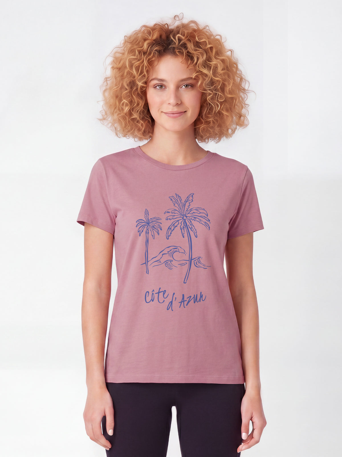Cote d Azur | T-Shirt Frauen-model_01;C355