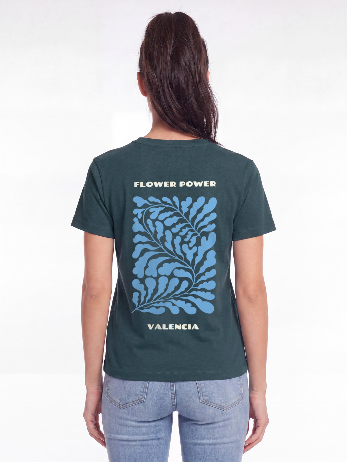 Valencia Flora | T-Shirt Frauen-model_01_back;C702
