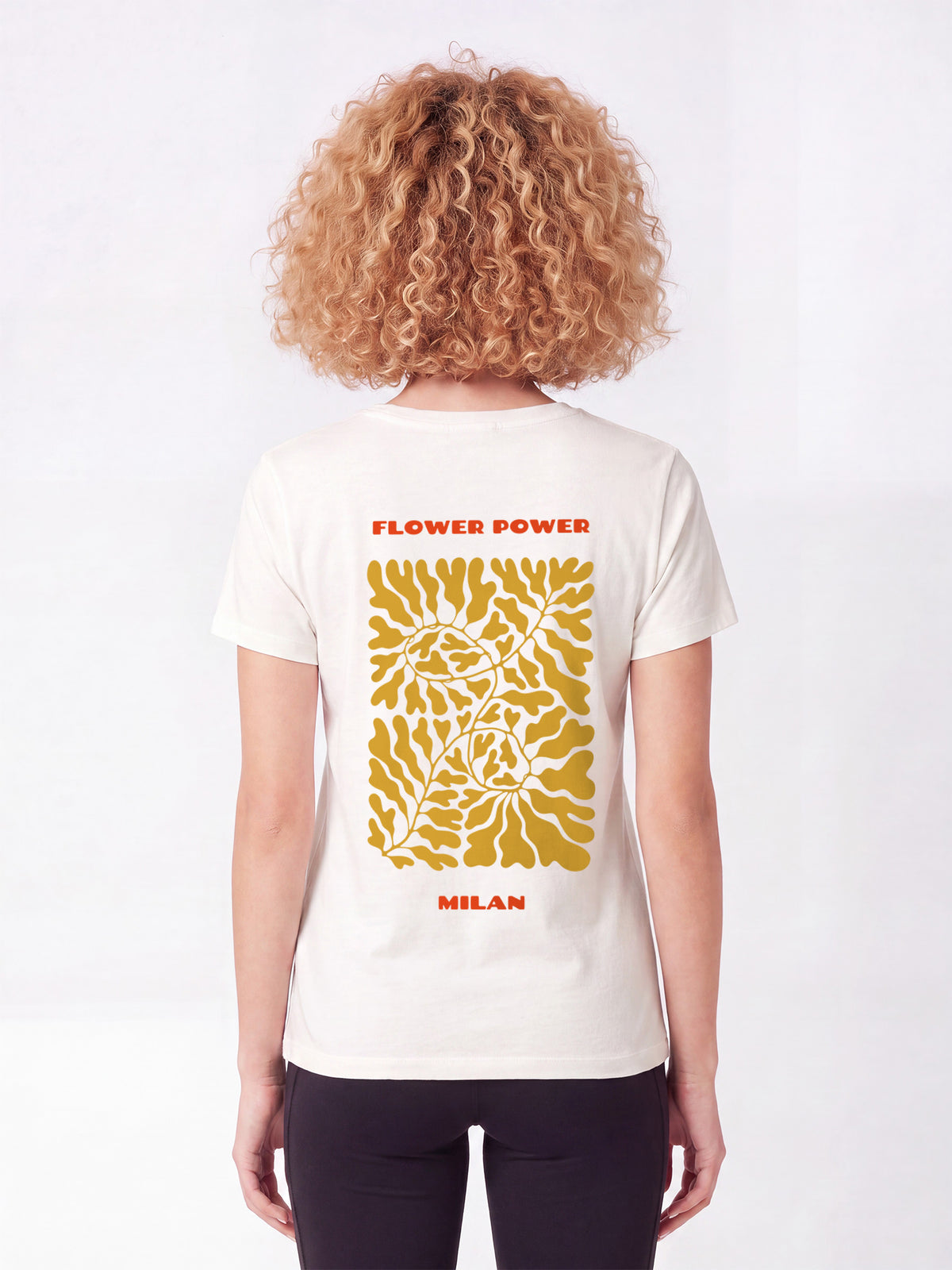 Milan Flora | T-Shirt Frauen-model_01_back;C018