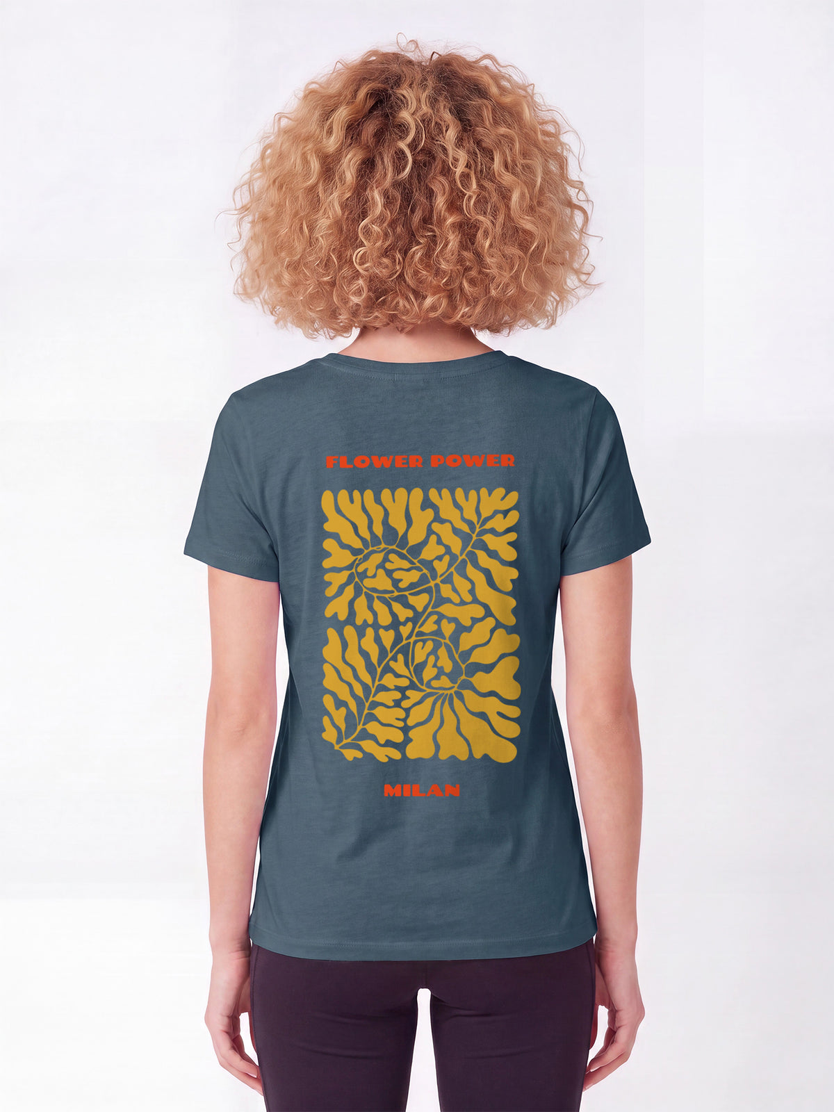Milan Flora | T-Shirt Frauen-model_01_back;C702