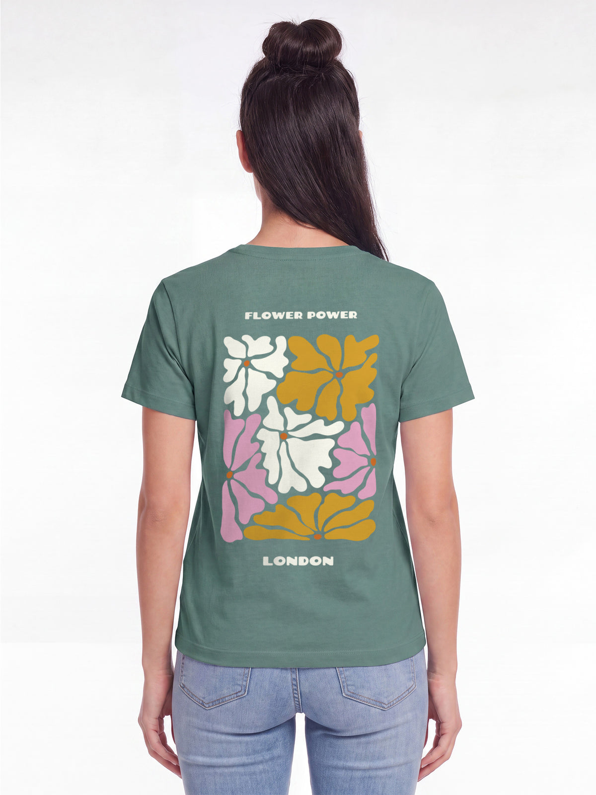London Flora | T-Shirt Frauen-model_01_back;C144