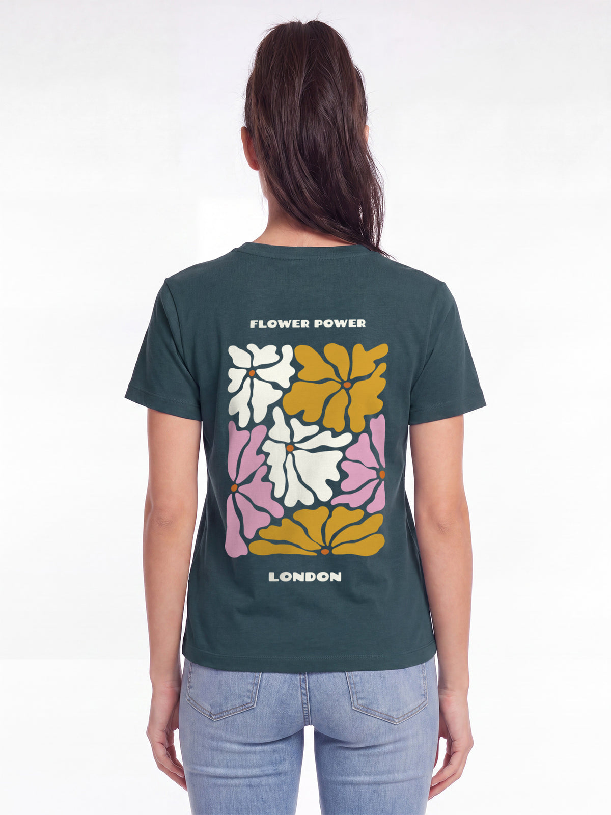 London Flora | T-Shirt Frauen-model_01_back;C702