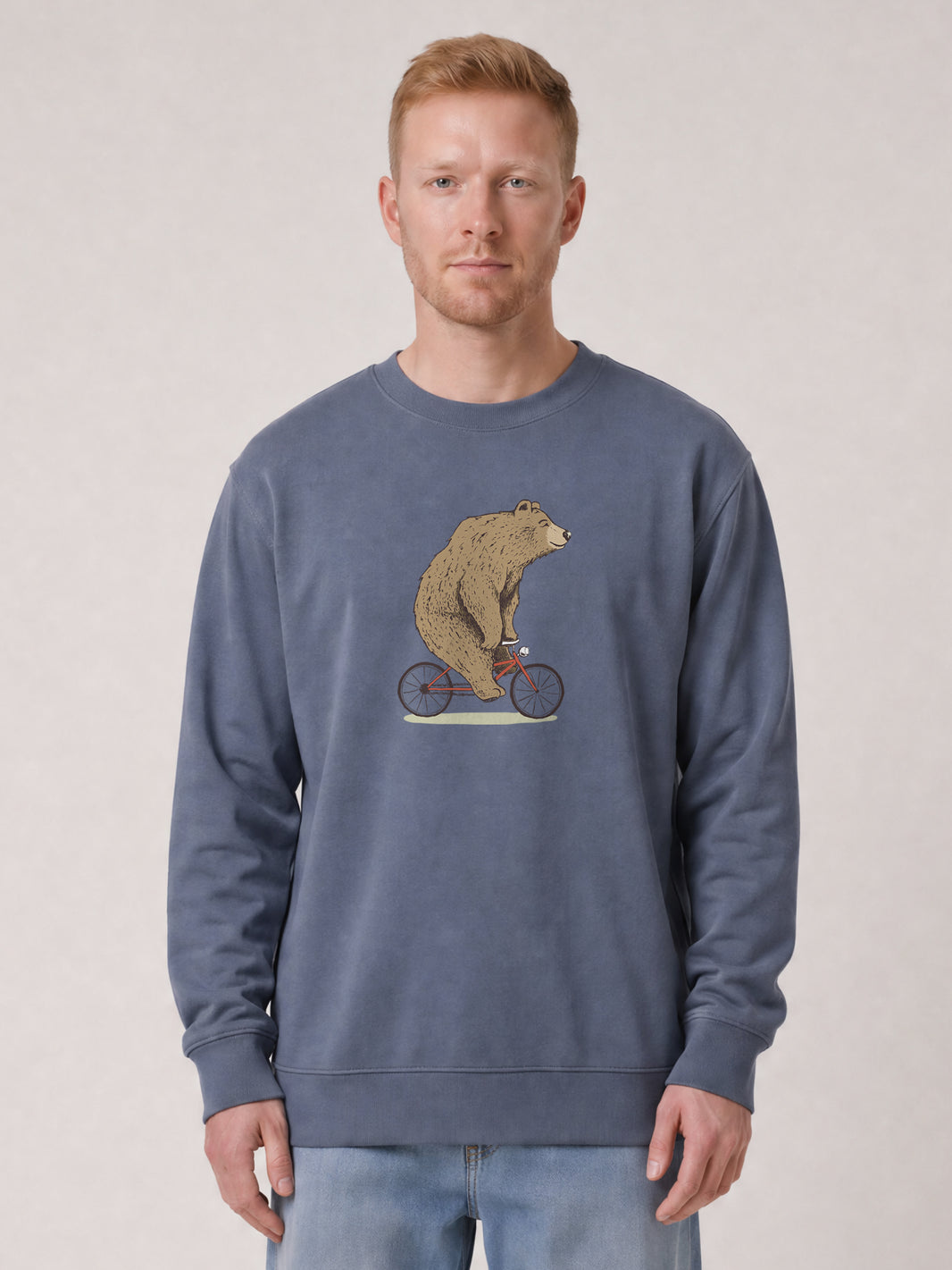 Fahrradbär | Sweatshirt Unisex-model_01;C156