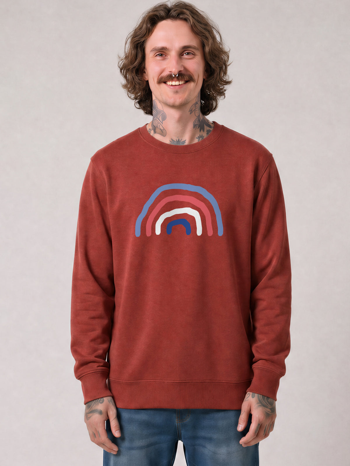 Regenbogen | Sweatshirt Unisex-model_01;C150