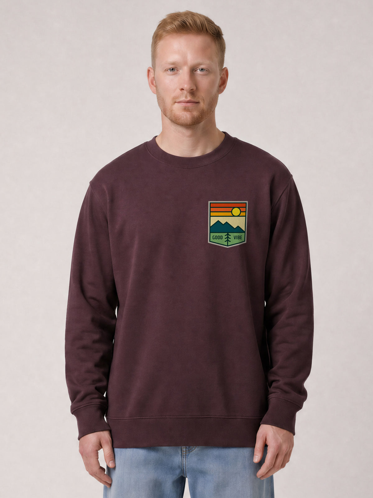Good Vibe | Sweatshirt Unisex-model_01;C116