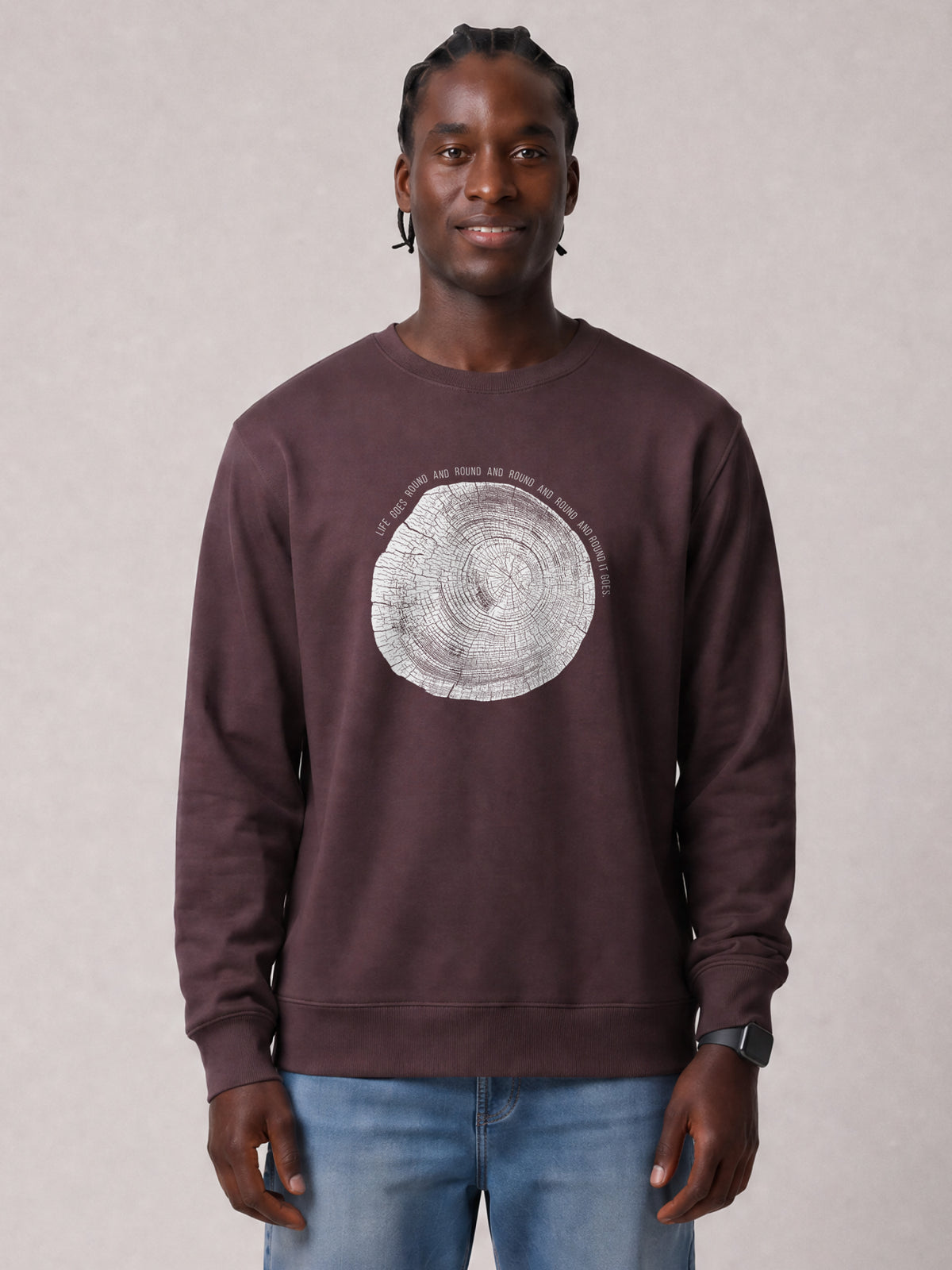 Baumscheibe | Sweatshirt Unisex-model_01;C116
