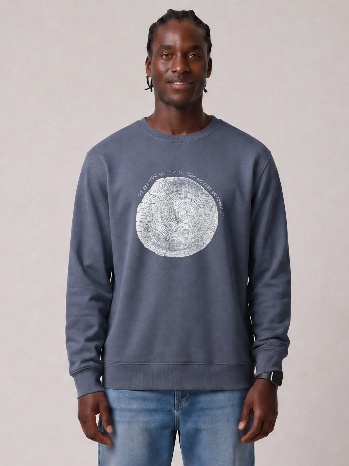 Baumscheibe | Sweatshirt Unisex-model_01;C156