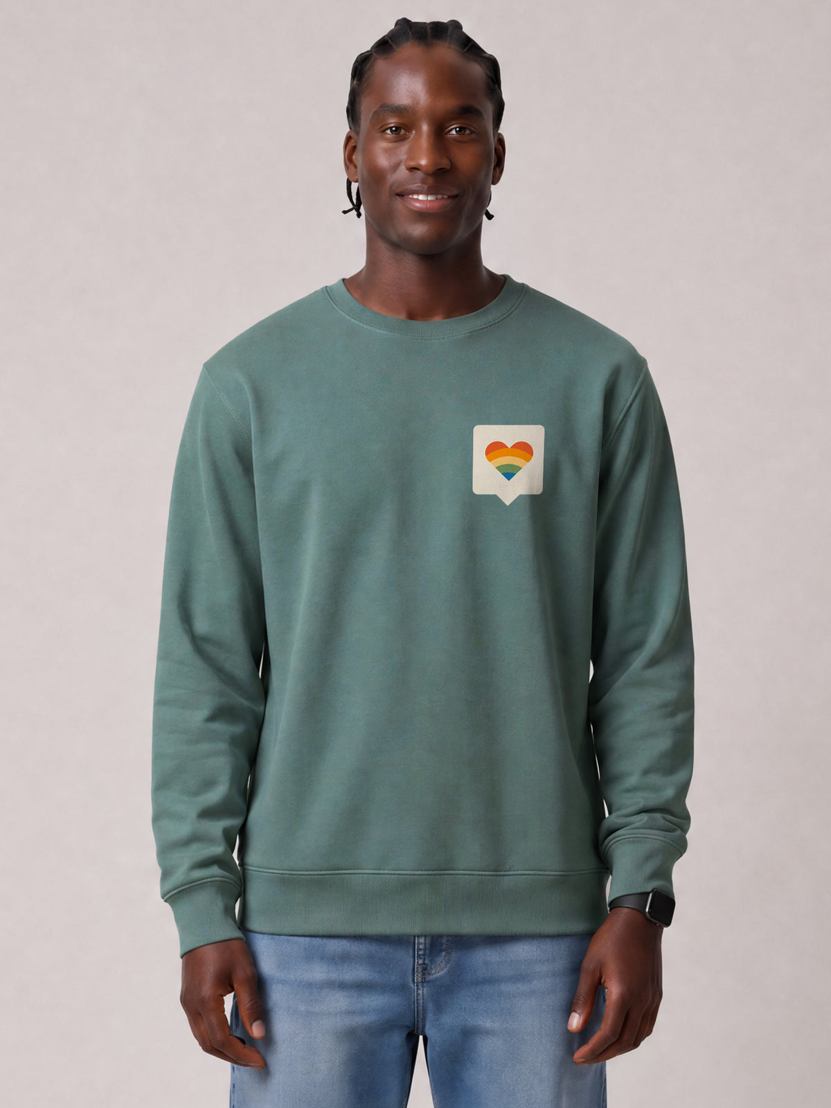 Von Herzen | Sweatshirt Unisex-model_01;C144