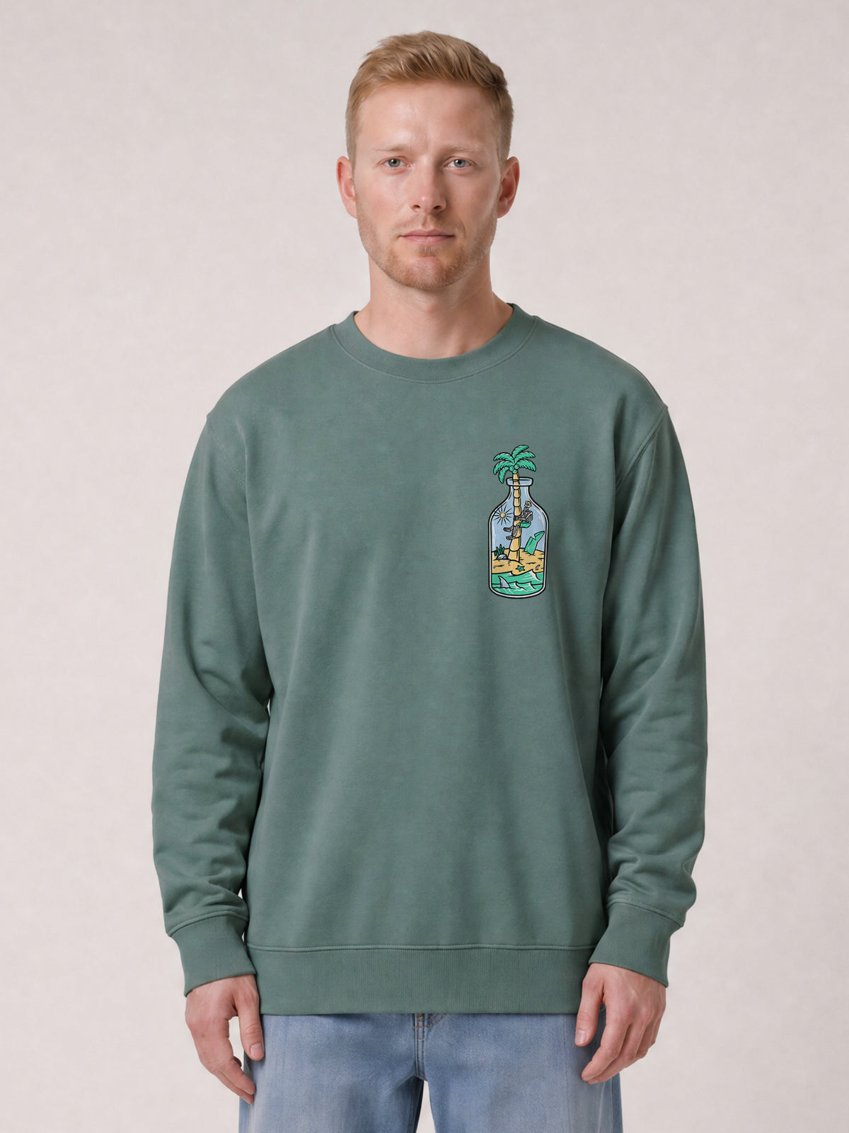 Holiday in a bottle | Sweatshirt Unisex-model_01;C144