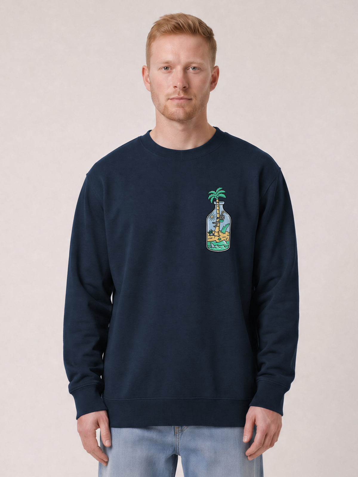 Holiday in a bottle | Sweatshirt Unisex-model_01;C727