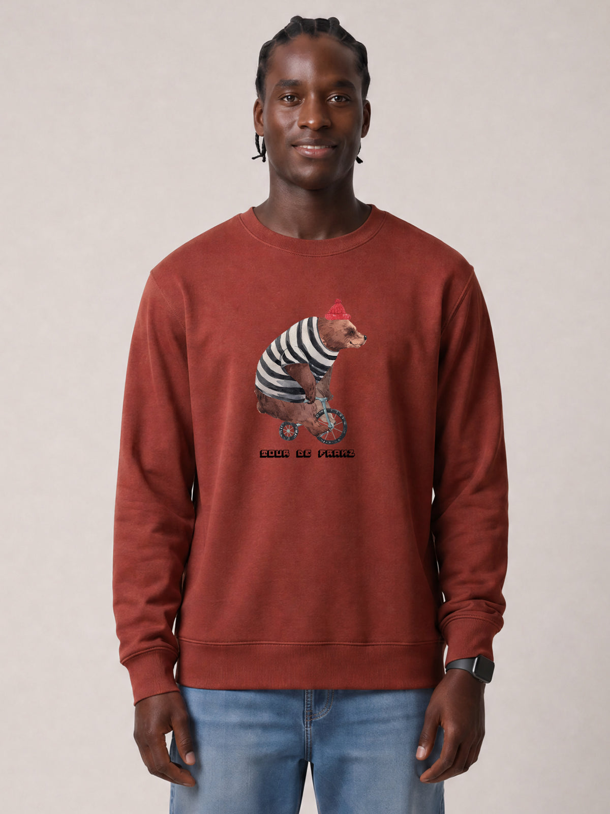Tour de Franz | Sweatshirt Unisex-model_01;C150