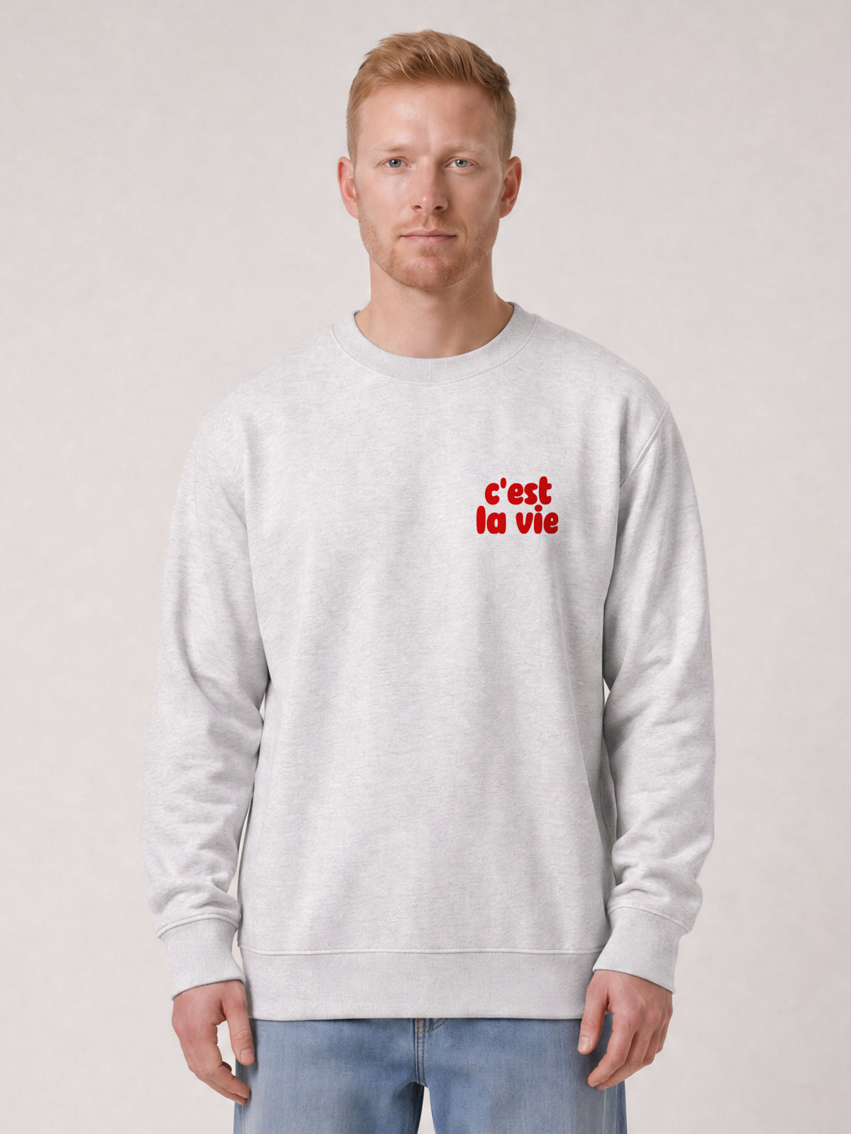 cest la vie | Sweatshirt Unisex-model_01;C146