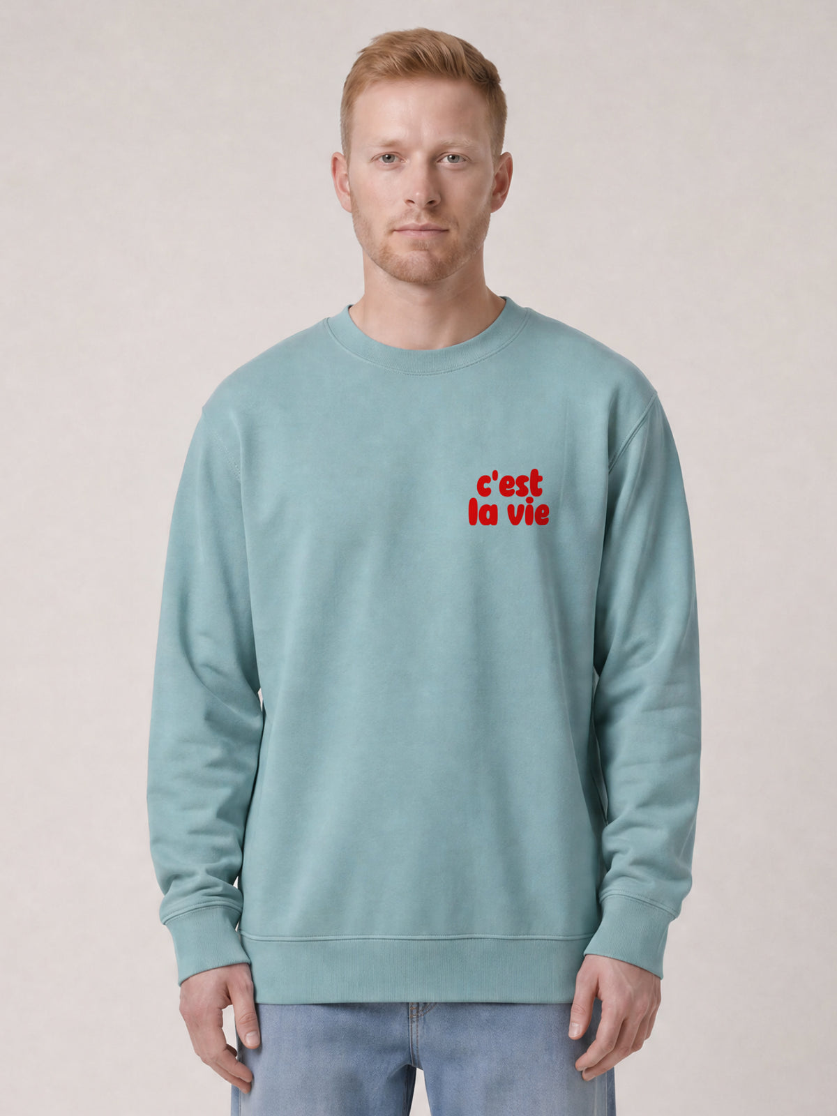 cest la vie | Sweatshirt Unisex-model_01;C173