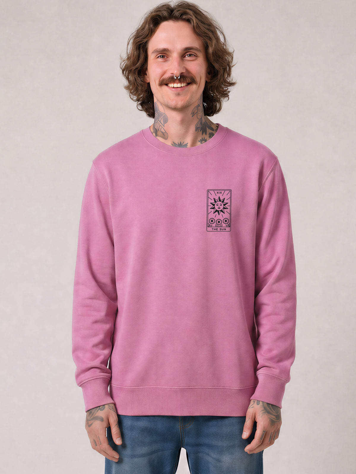 Tarot The Sun | Sweatshirt Unisex-model_01;C129