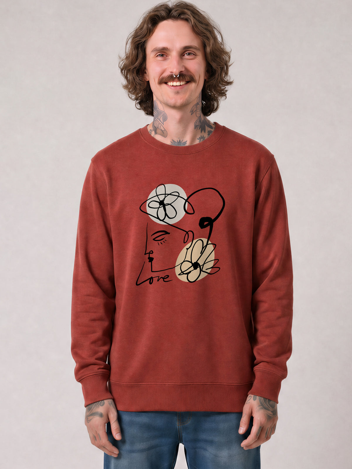 Self love | Sweatshirt Unisex-model_01;C150