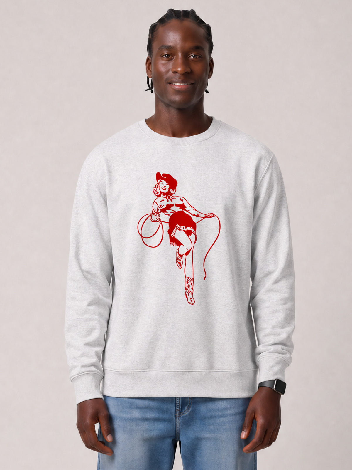 Cowgirl | Sweatshirt Unisex-model_01;C146