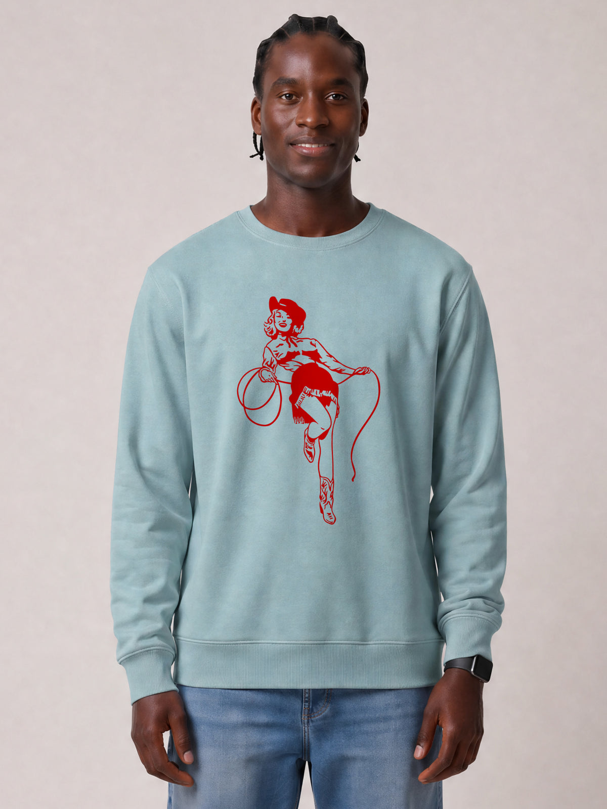 Cowgirl | Sweatshirt Unisex-model_01;C173