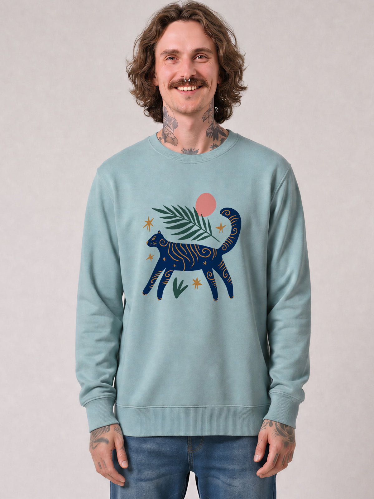 Love and flex | Sweatshirt Unisex-model_01;C173