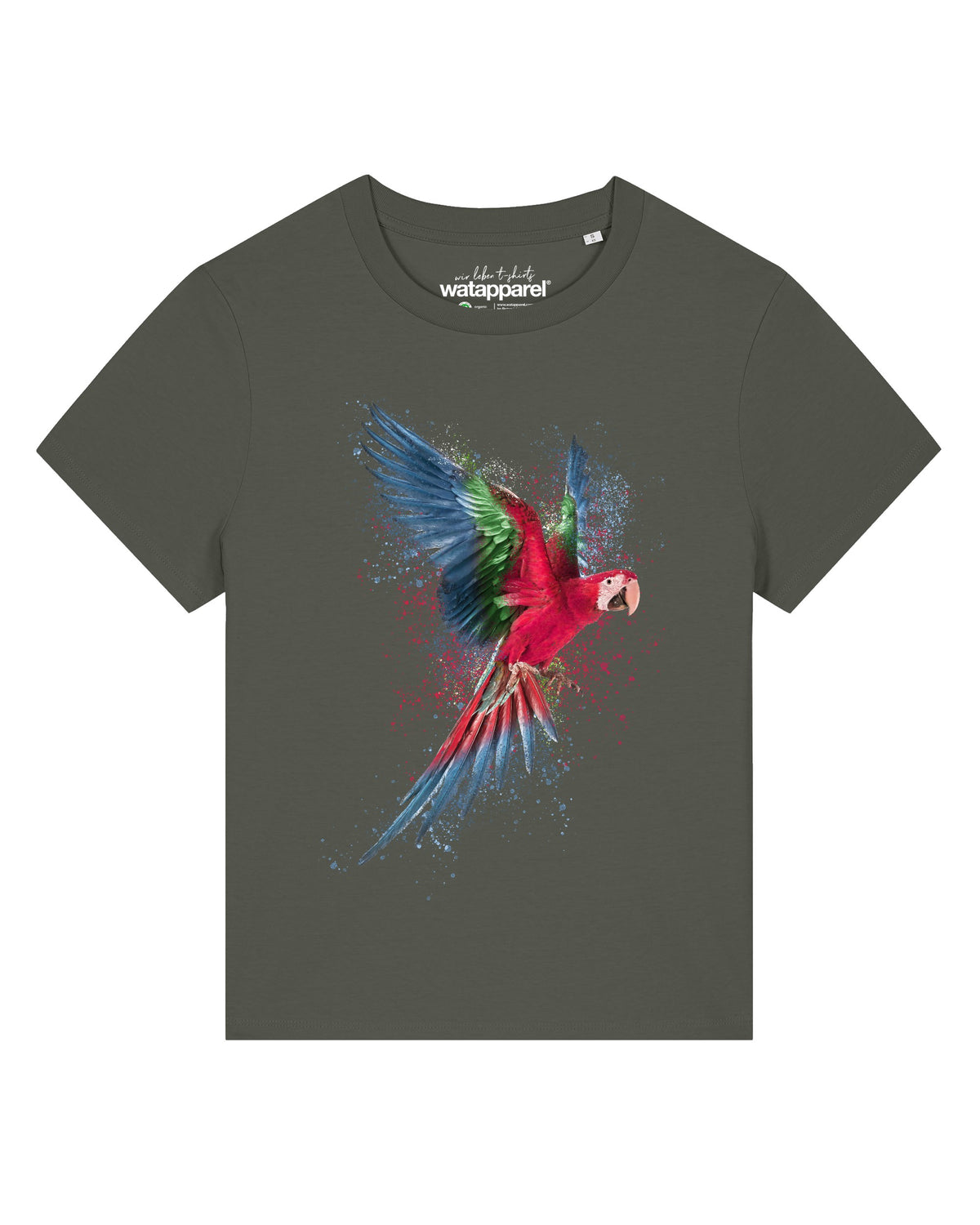 Papagei | T-Shirt Frauen-front;C223