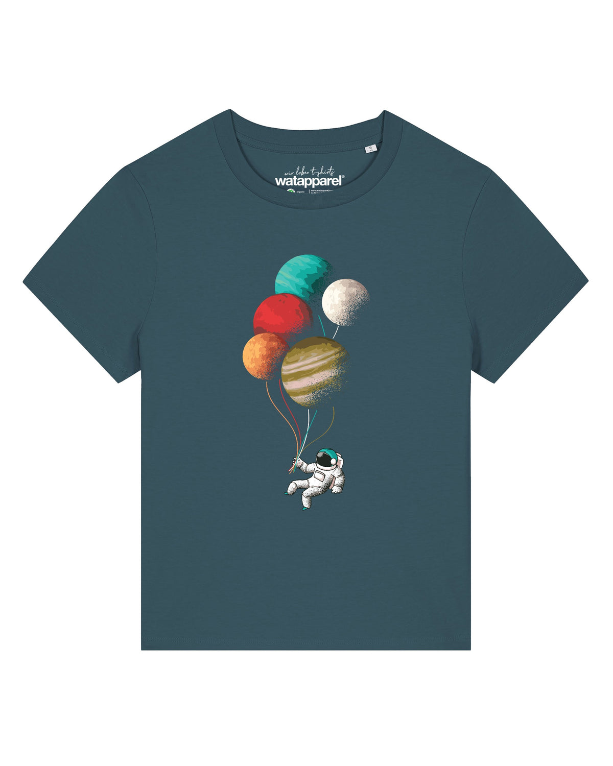 Balloon Spaceman | T-Shirt Frauen-front;C702