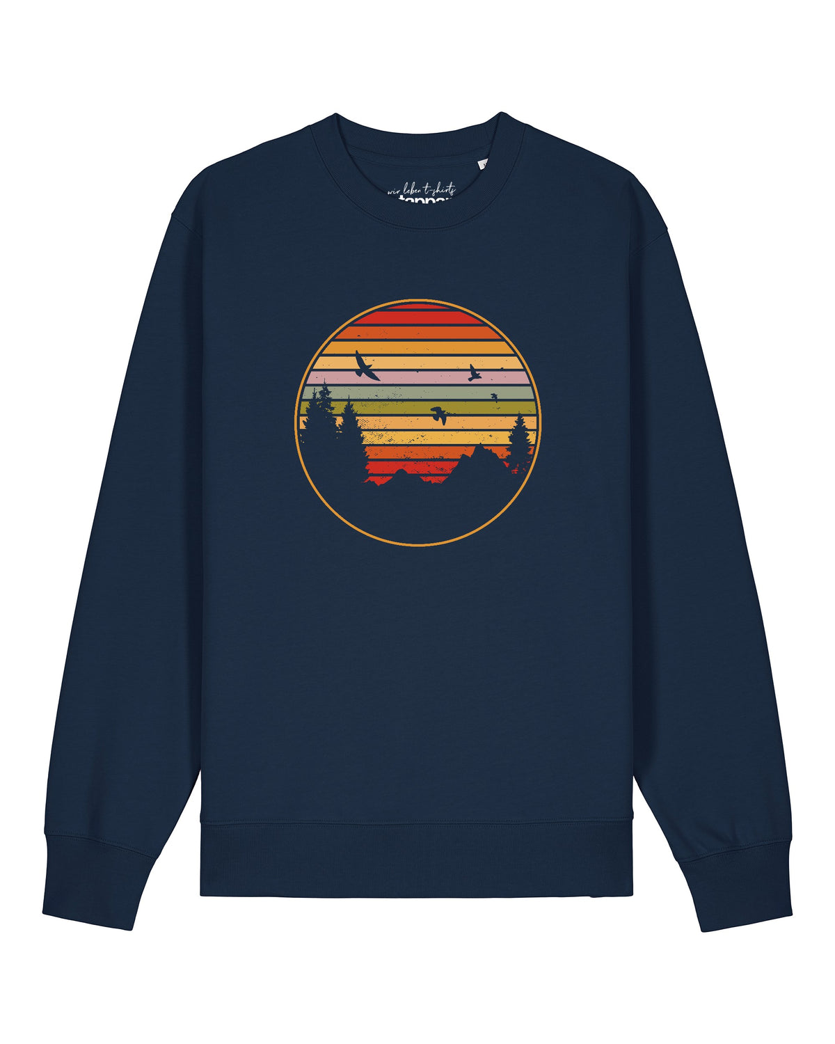 Sunset Berge & Tannen | Sweatshirt Unisex-front;C727