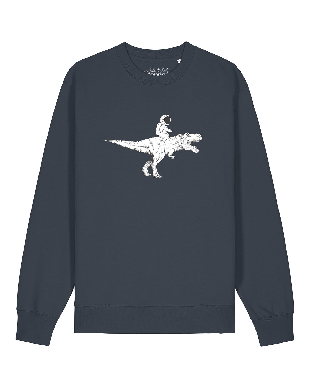 Astronaut on T-Rex | Sweatshirt Unisex-front;C715
