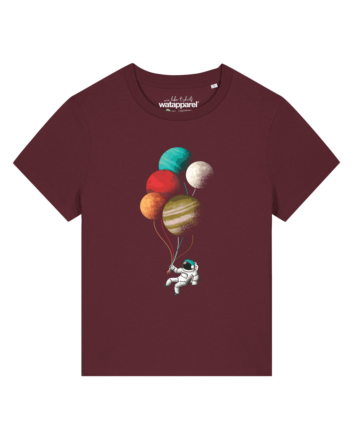 Balloon Spaceman | T-Shirt Frauen-front;C244