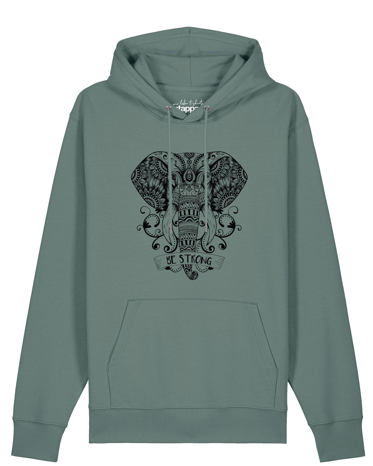 Mandala Elephant | Hoodie Unisex-front;C144