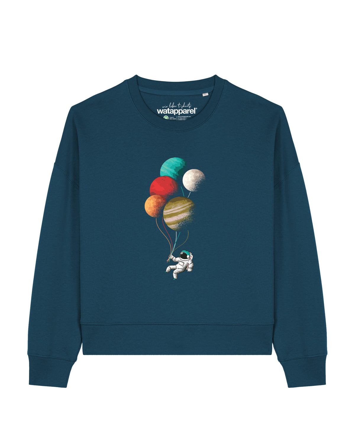 Balloon Spaceman | Sweatshirt Frauen-front;C136