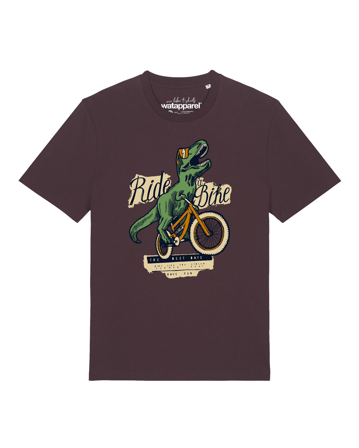 T-Rex Fahrrad | T-Shirt Unisex-front;C116