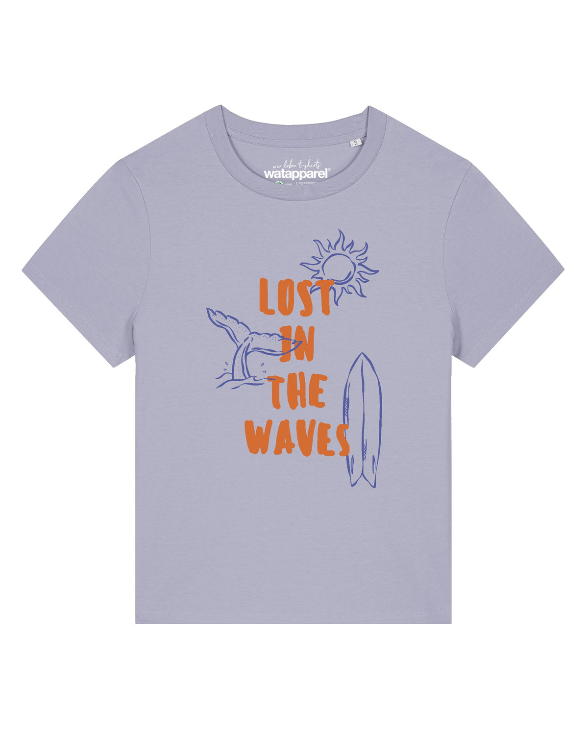 Lost in the waves | T-Shirt Frauen-front;C063