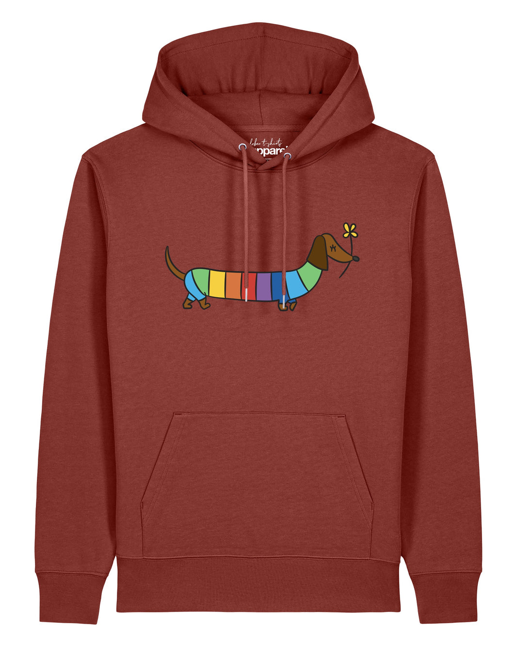 Regenbogen Dackel | Hoodie Unisex-front;C150