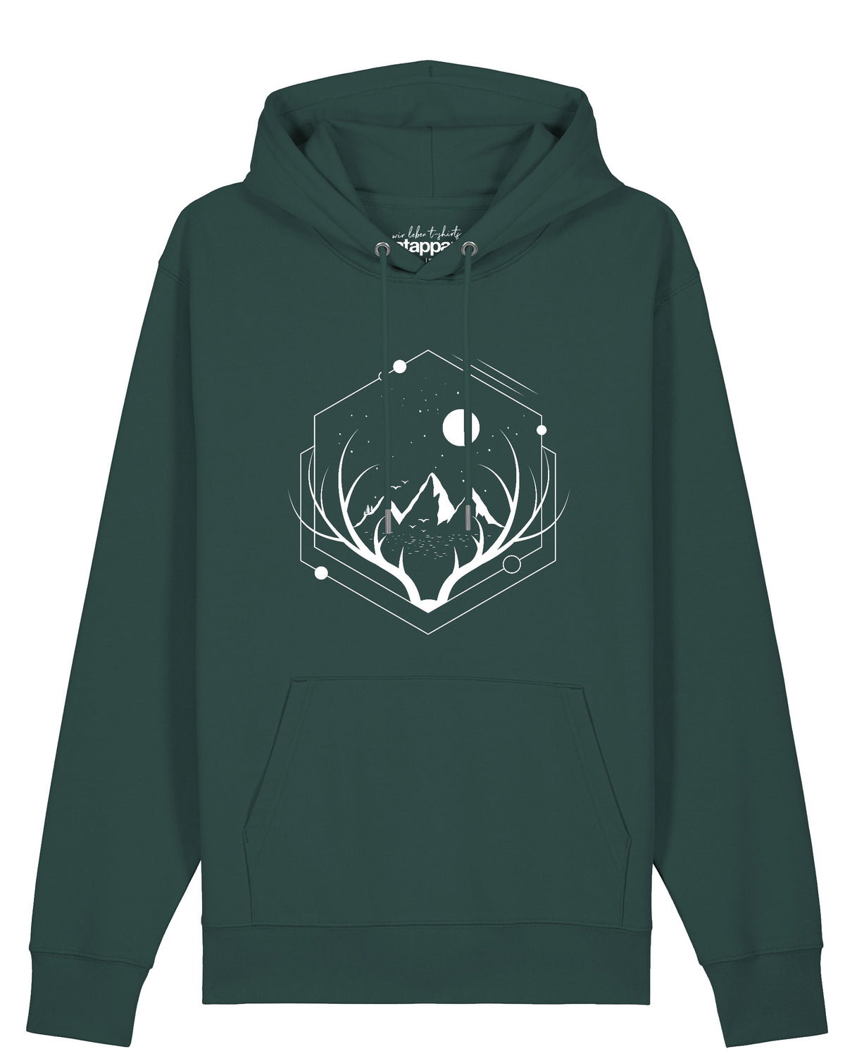 Wanderlust at night | Hoodie Unisex-front;C036