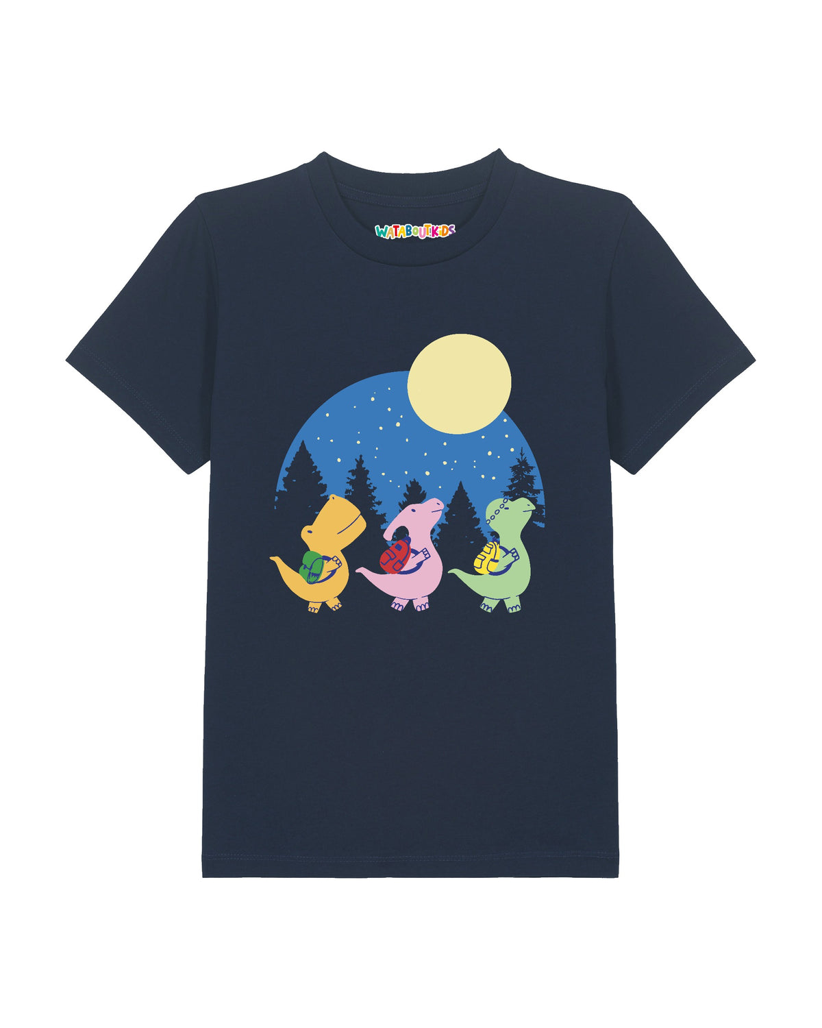 Dino Spaziergang | T-Shirt Kinder-front;C727