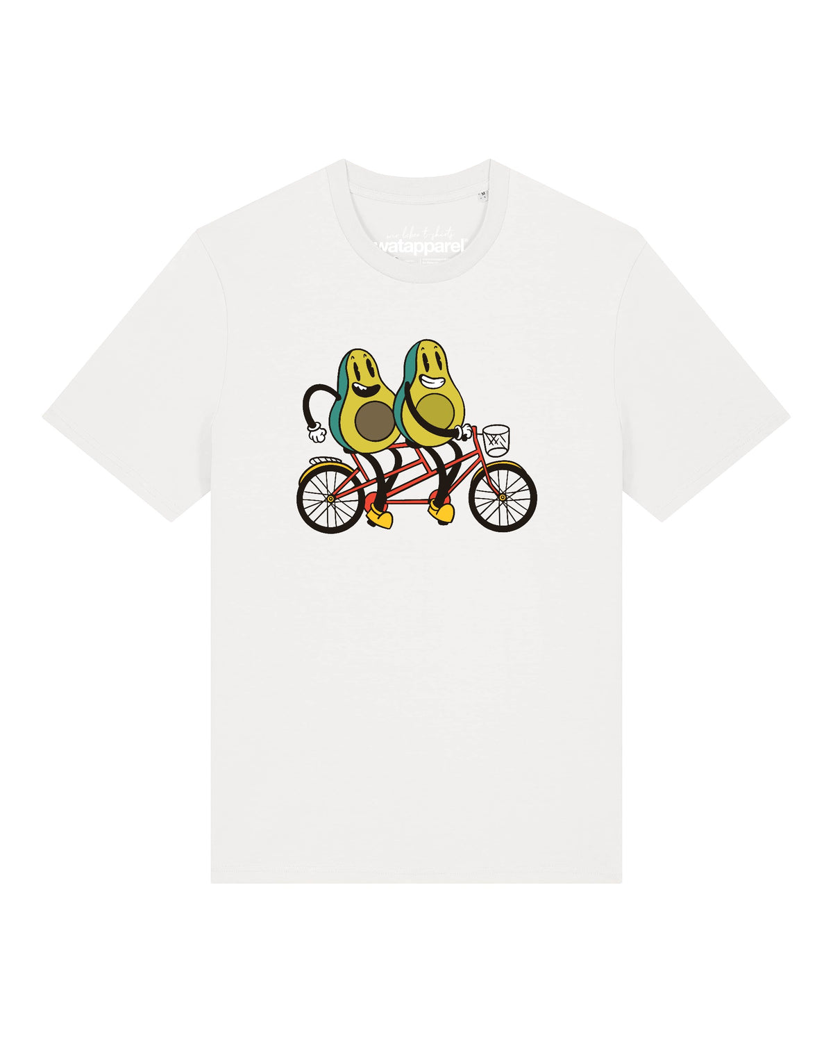 Avocado Fahrrad | T-Shirt Unisex-front;C018