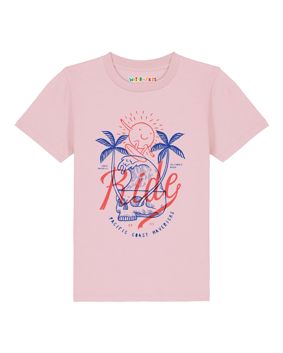 Ride the waves | T-Shirt Kinder-front;C005