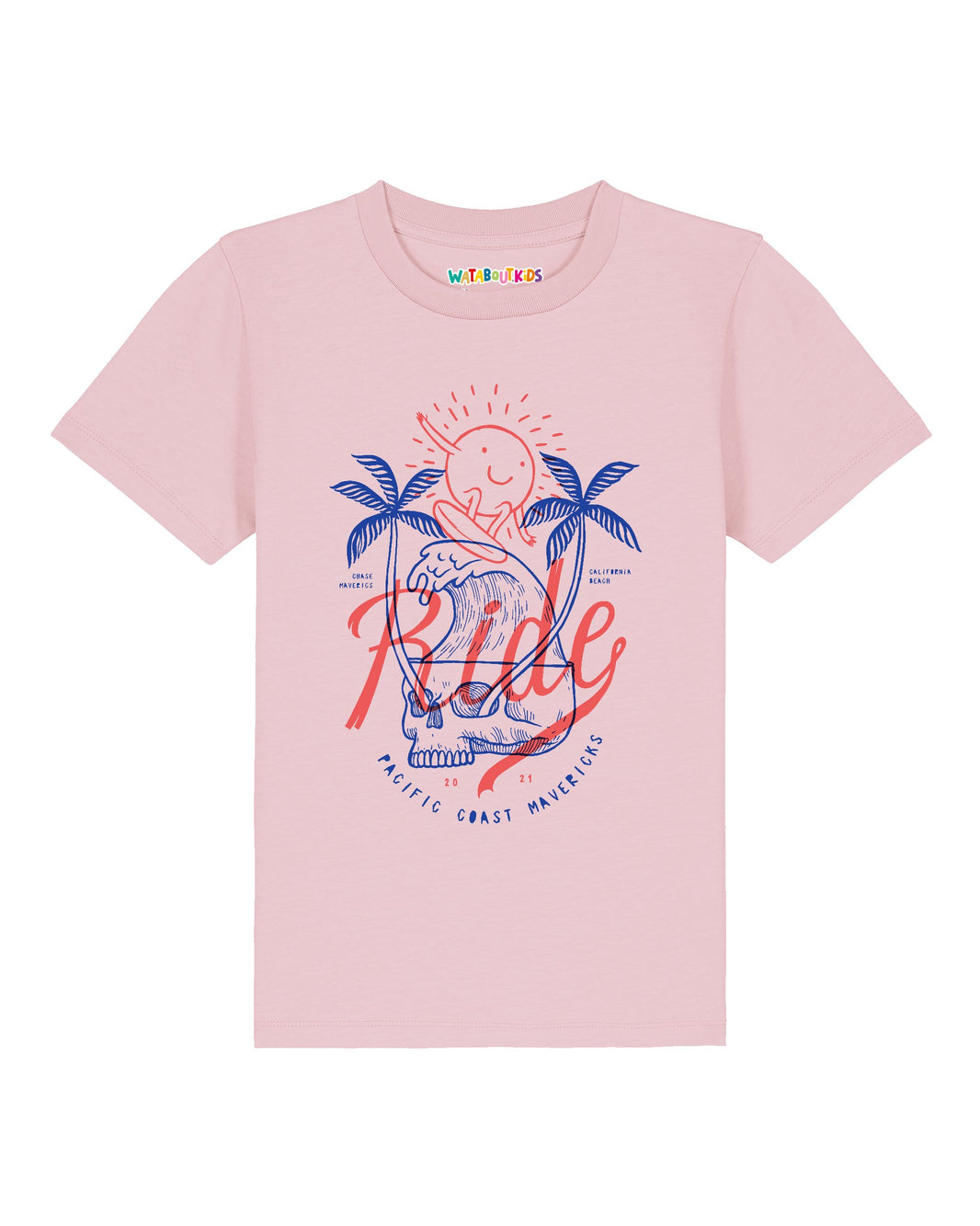 Ride the waves | T-Shirt Kinder-front;C005