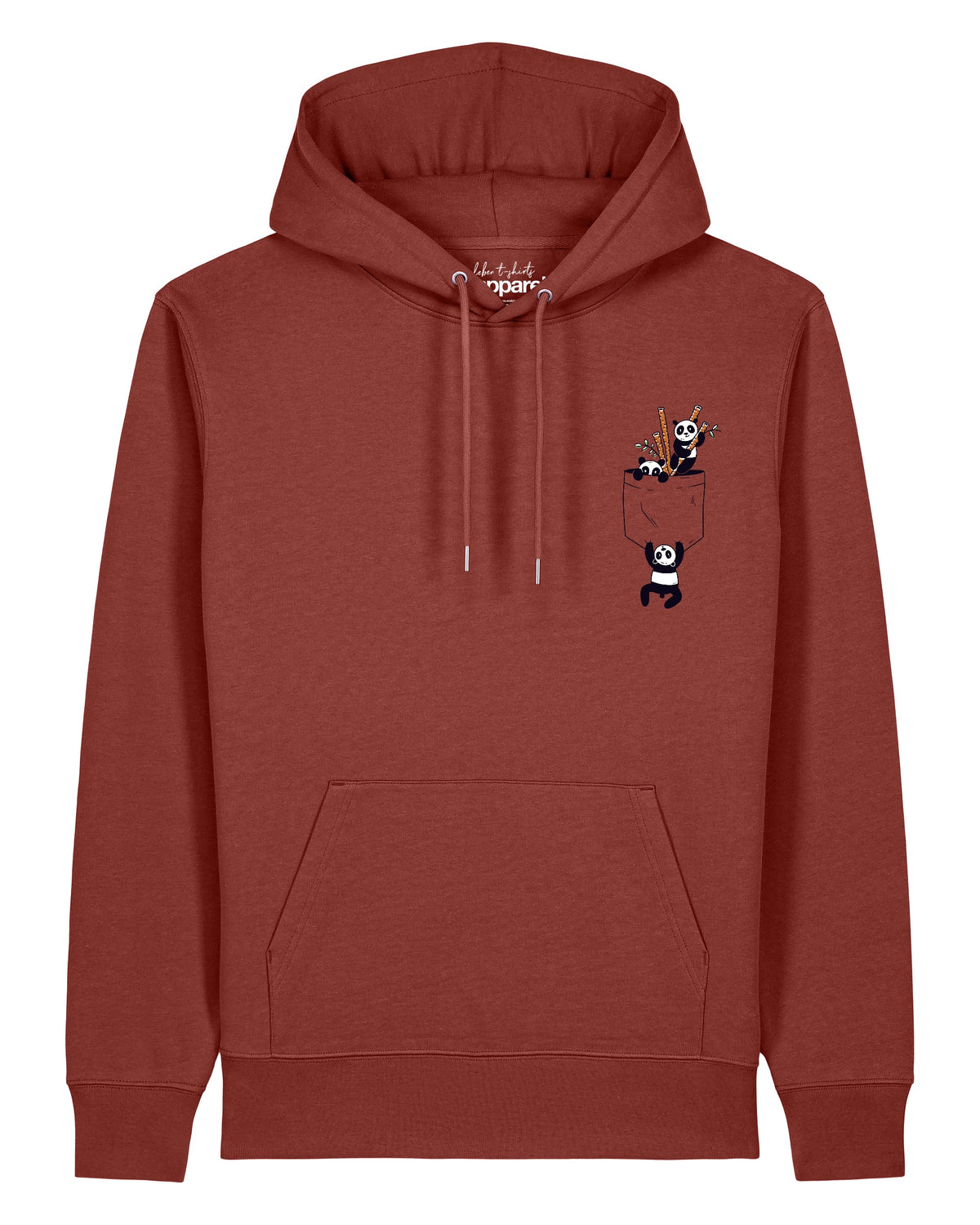 Pocket Pandas | Hoodie Unisex-front;C150