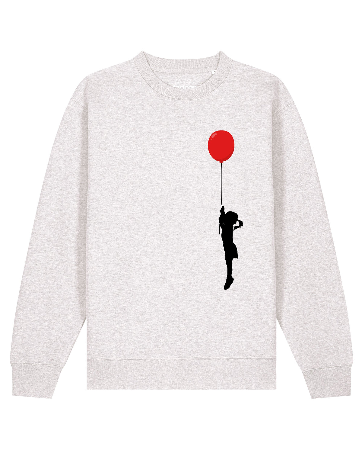 Mädchen mit Luftballon | Sweatshirt Unisex-front;C146
