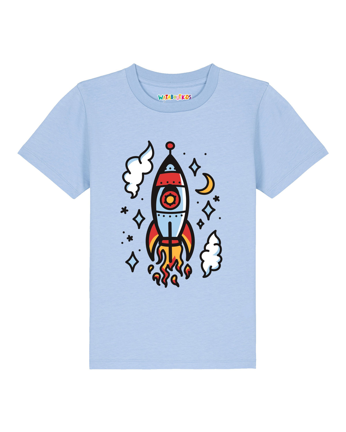 Illustration Rakete | T-Shirt Kinder-front;C149