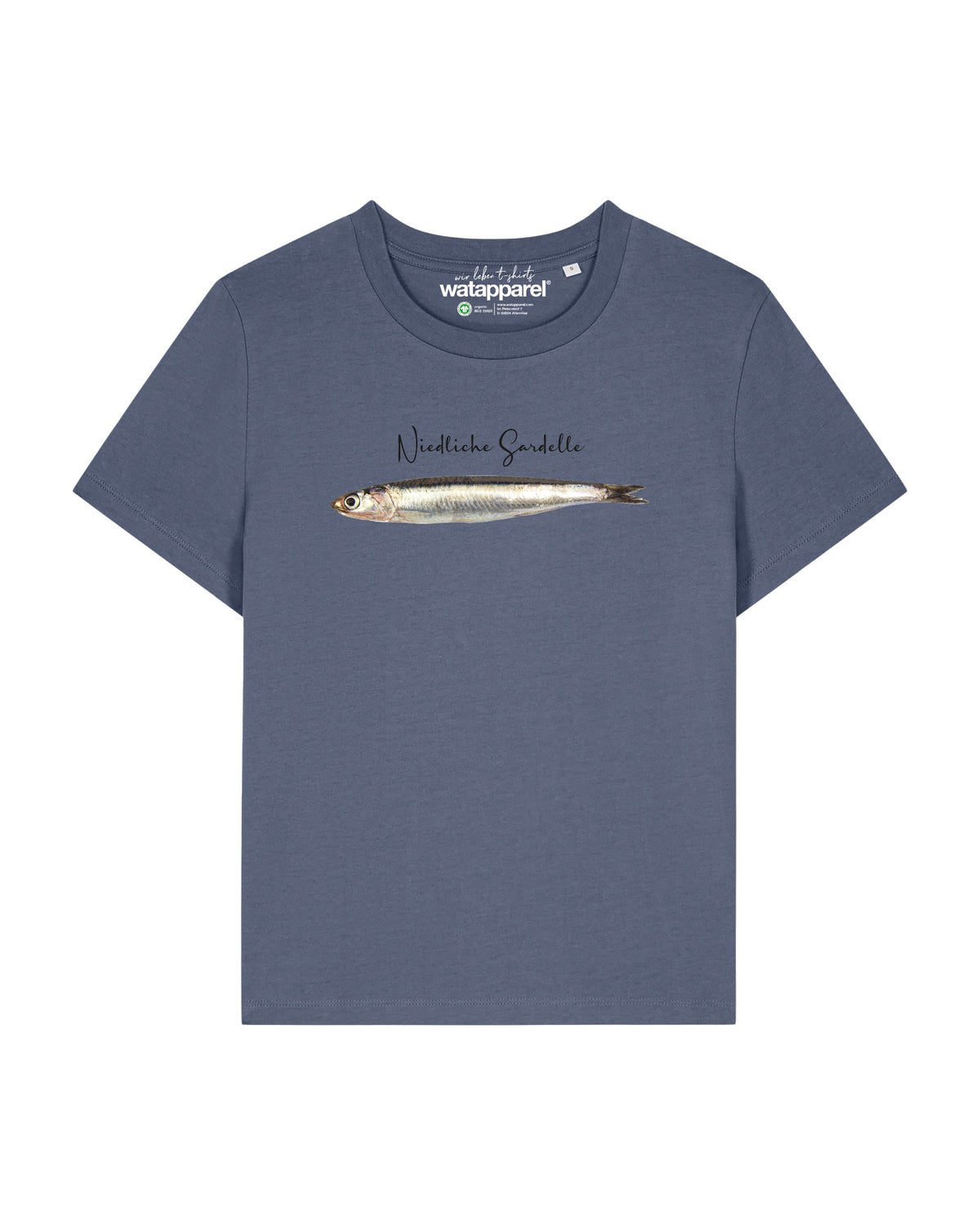 Niedliche Sardelle | T-Shirt Frauen-front;C156