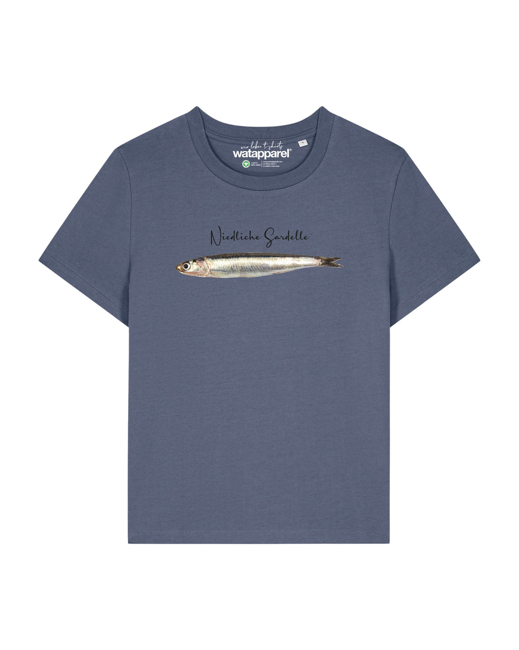 Niedliche Sardelle | T-Shirt Frauen-front;C156