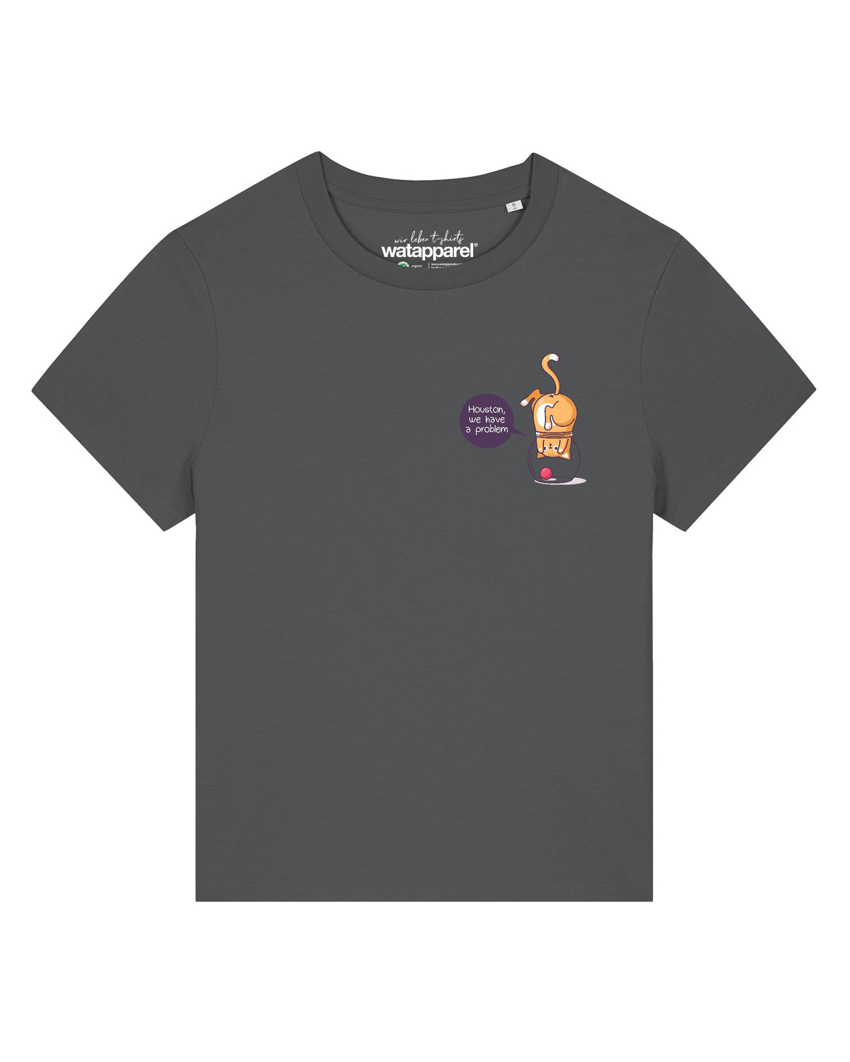 Funny Cat | T-Shirt Frauen-front;C253