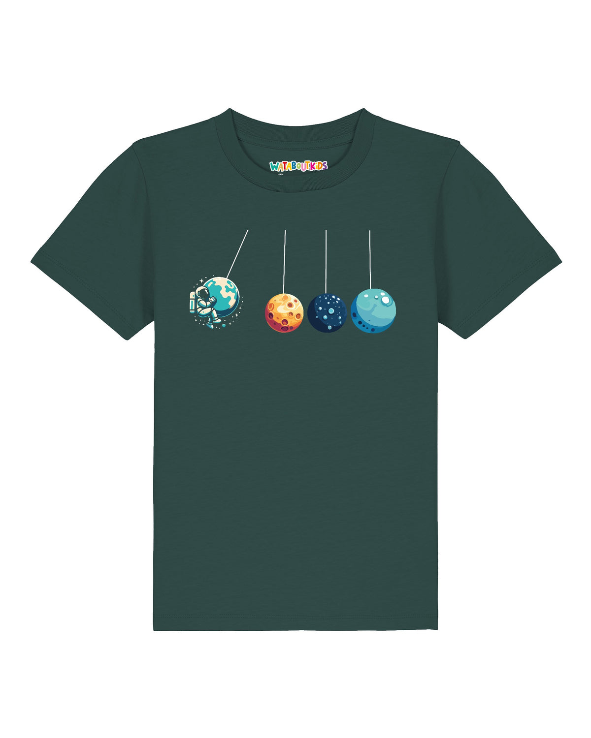 Weltraumforscher | T-Shirt Kinder-front;C036