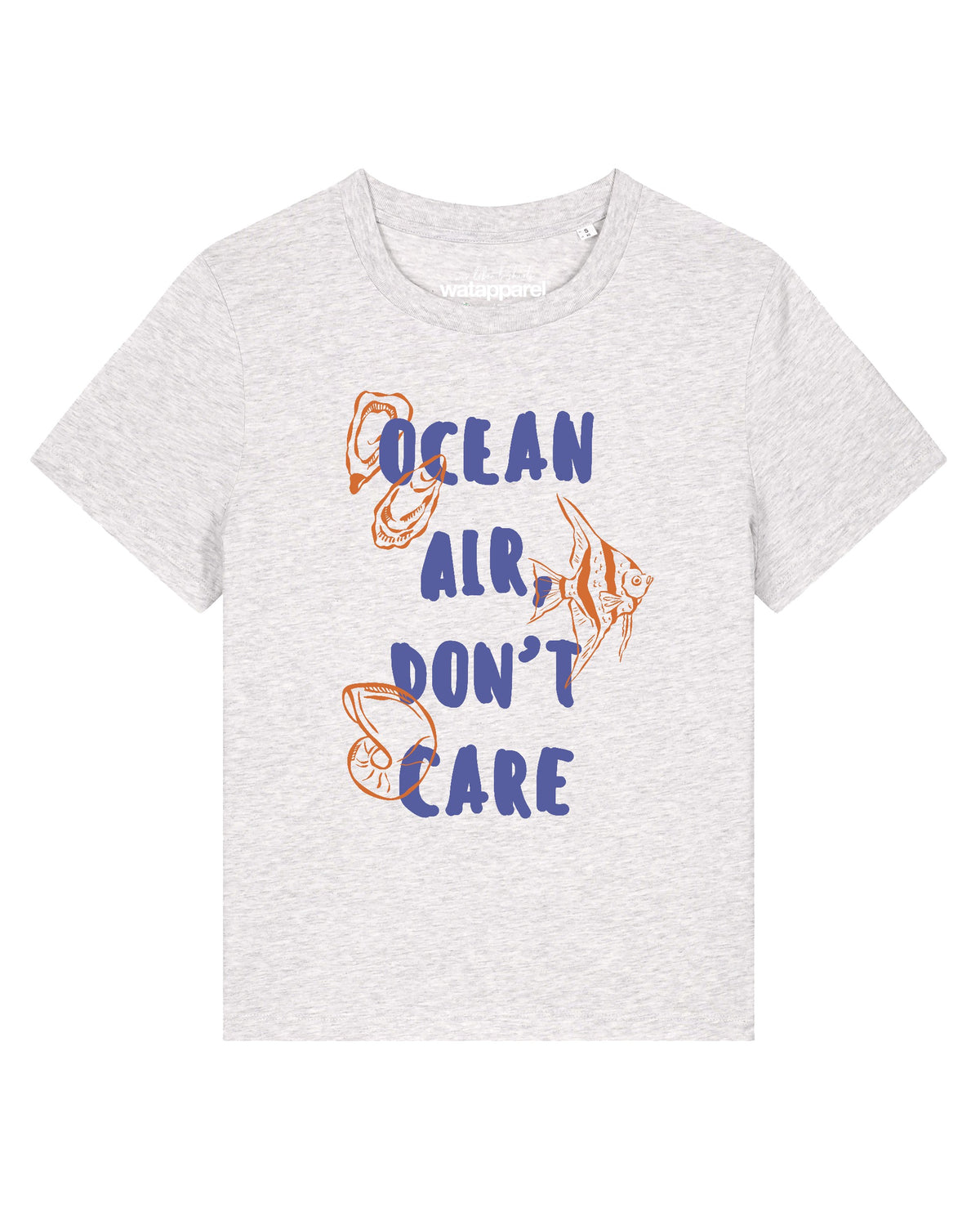 Ocean air dont care | T-Shirt Frauen-front;C146